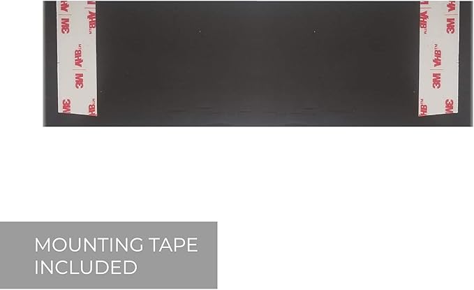 Storage Sign with Braille/Small Business Easy Adhesive Mount Door and Wall Sign / 3" x 9" Light Marble Design