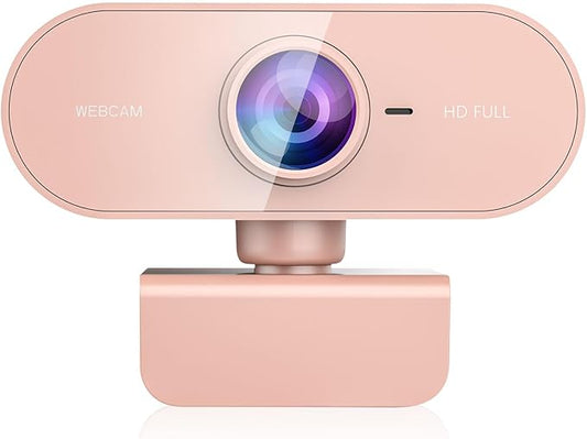 Webcam for PC&1080P HD Web Cam,Webcam with Microphone,Stand for PC/MAC/Laptop/Desktop,Wide Angle Web Cameras for YouTube,Skype,Zoom,Xbox One,Video Calling