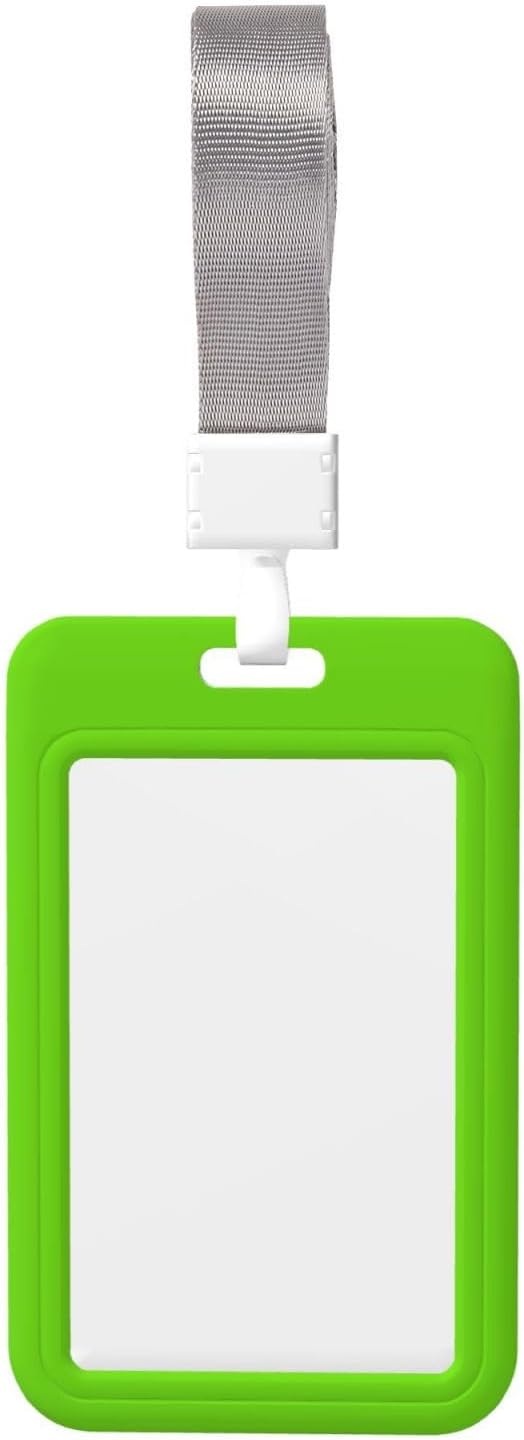 Custom Id Badge Holder Customizable Personalized Id Card with Photo Logo for Employee Work Office Staff Name Tag