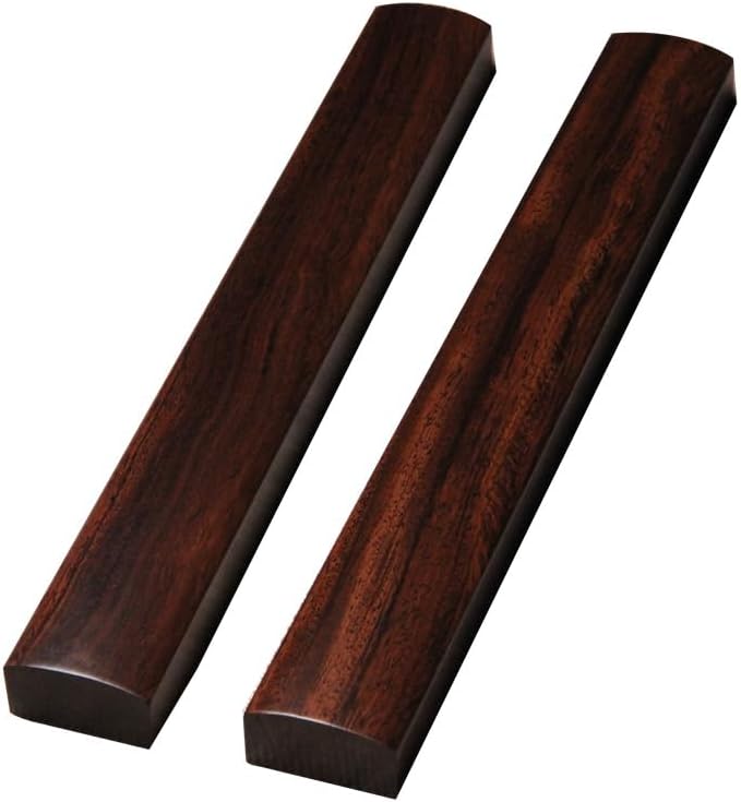 Black Zizyphus Wood Solid Wood Paperweight Ruler Rosewood Stationery Set Calligraphy Supplies Rosewood Bookweight Creative Elegant Paperweight Ruler 黑梓木 紫檀 镇尺