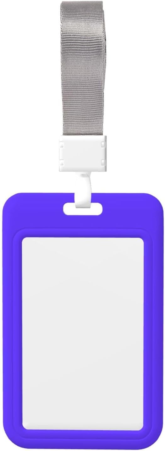 Custom Id Badge Holder Customizable Personalized Id Card with Photo Logo for Employee Work Office Staff Name Tag