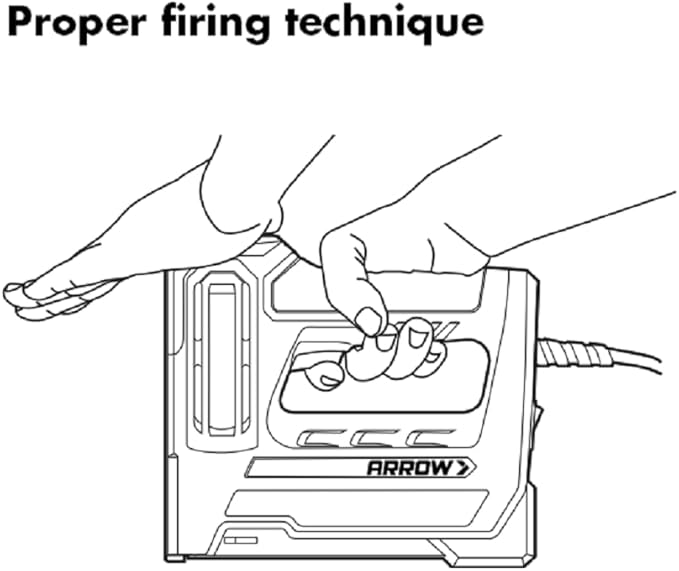 Arrow ET501F Corded 5-in-1 Professional Electric Staple and Nail Gun, Wire Stapler, and Brad Nailer for Upholstery, Framing, Insulation, Crafts, Fencing, and Cable, Black/Red
