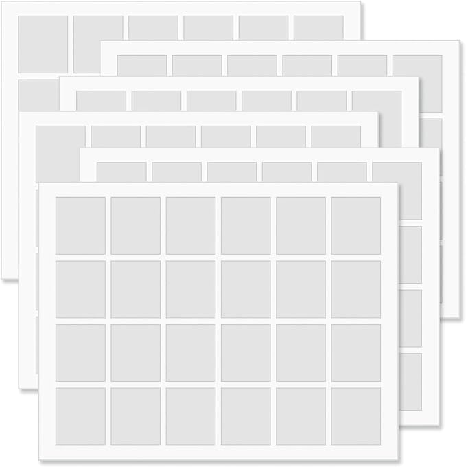 North American Wildlife Square Return Address Labels (12 Designs) - Set of 144 1-1/8" x 2-1/4" Self-Adhesive, Flat-Sheet Label