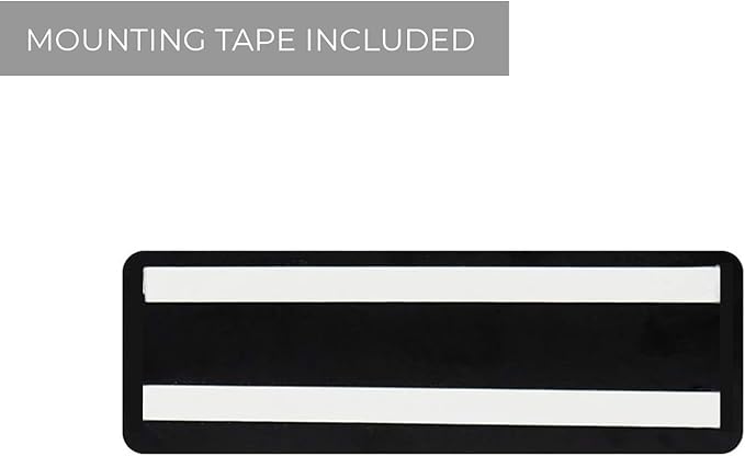 Maple Faux Wood Authorized Personnel Only Sign / 3" x 9" Easy Adhesive Door Wall Mount/Restaurant Small Business Staff Only Sign/Made in The USA