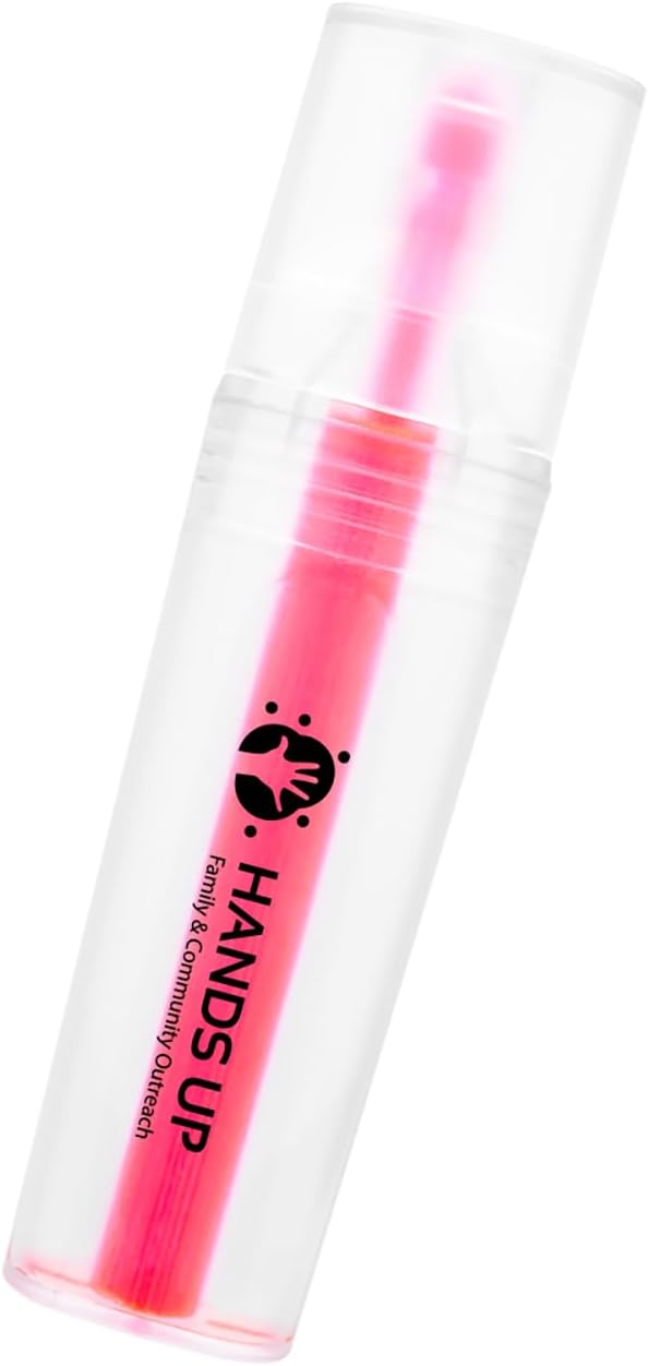 RPET Highlighter Customize Text Name or Personalized Image 0.95 Each - Sold in Pack of 250 - Clear with Pink