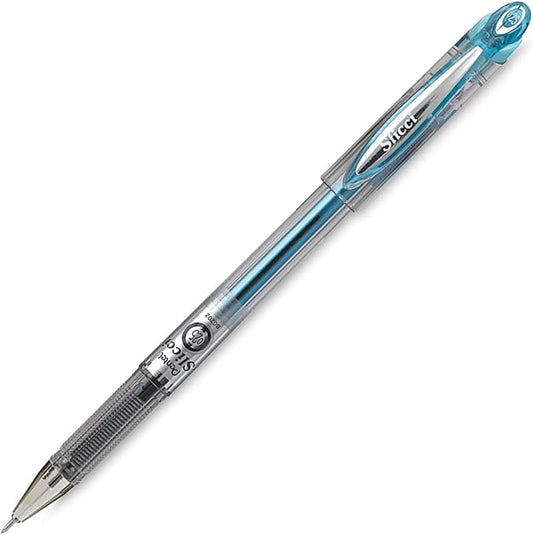 Pentel Arts Slicci 0.25 mm Extra Fine Gel Pen, Baby Blue Ink, 1 Pack (BG202BPS2)