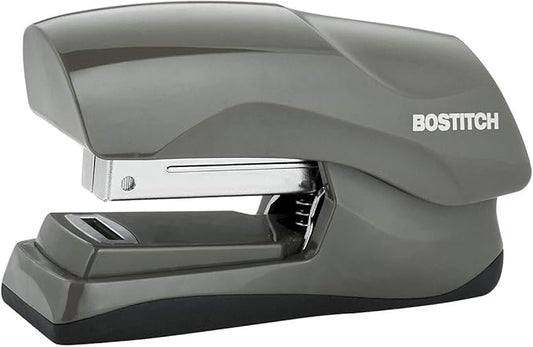 Bostitch Office Heavy Duty Stapler, 40 Sheet Capacity, No Jam, Half Strip, Fits into the Palm of Your Hand, For Classroom, Office or Desk, Gray