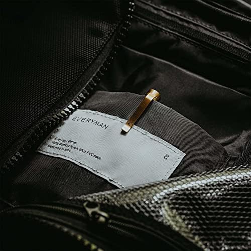 Everyman Brass Mini Twist Grafton Pen & Ink Bundle, EDC Luxury Writing Utensil with Extra 3-pack of Black Gel Refills (.7mm), Pen with Pocket Clip, Gift for Office, Business