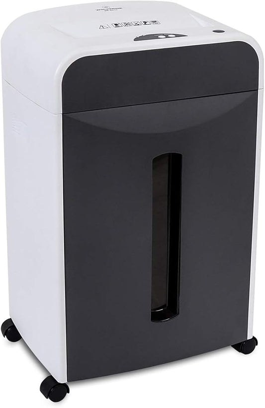 WOLVERINE 6-Sheet 2x6mm Super Micro Cut High Security Level P-5 Ultra Quiet Paper/Credit Card Shredder for Home Office by Manganese-Steel Cutter and 5 Gallons Pullout Waste Bin SD9610