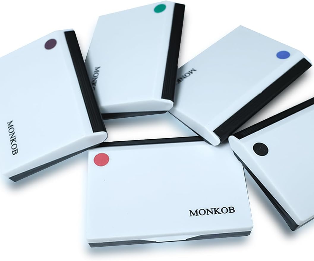 Red Ink Stamp Pad 2.75" x 3.93", Ink Paste Used for Office, Home, Crafting, DIY (Red)