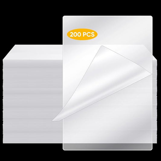 Sherr 200 Pcs 10 Mil Thermal Laminating Sheets 11 x 17 Inch Laminating Pouches 11-1/2 x 17-1/2 Inch Clear Lamination Sheets A3 Size Menu Size Hot Glossy Laminator Sleeves for Sealing
