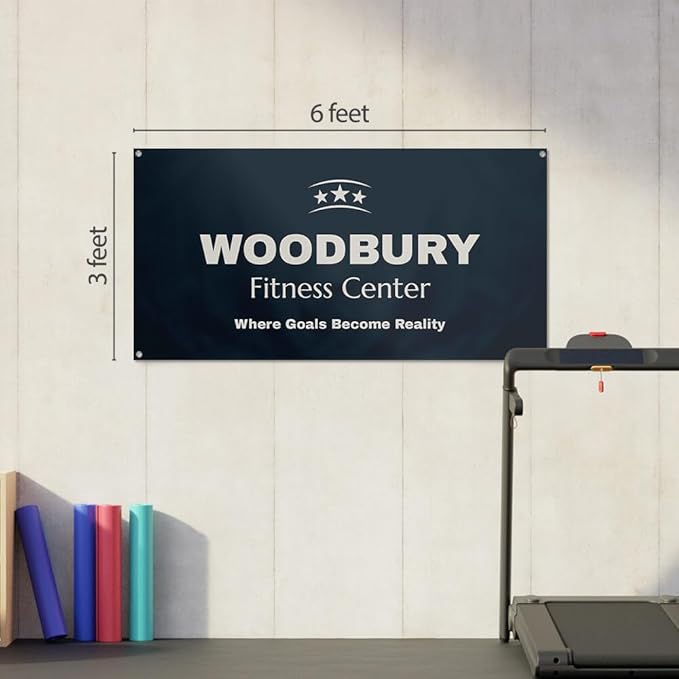 Staples Custom Scrim Vinyl Banner - 72W" x 36L" Quote Banner with 4 Grommets - Durable Outdoor Sign for Events, Promotions, and Business Advertising (Light)