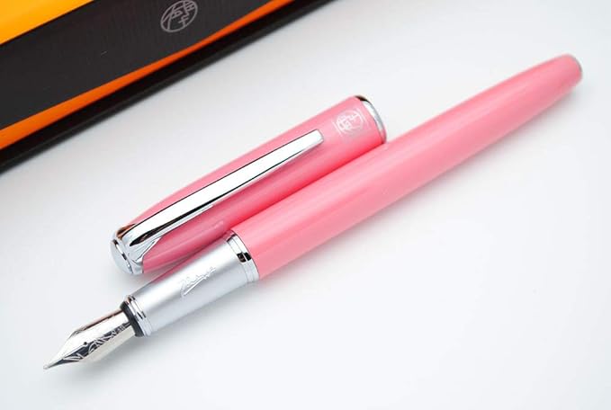 czxwyst Picasso 916 Malage Fountain Pen M Nib Original Box (Light Pink)