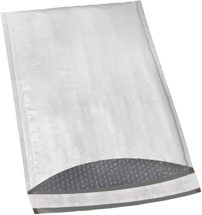 5x10 inches Poly Bubble Mailer Self Seal Bubble Shipping Envelopes 2.5 Mil 250 Pack