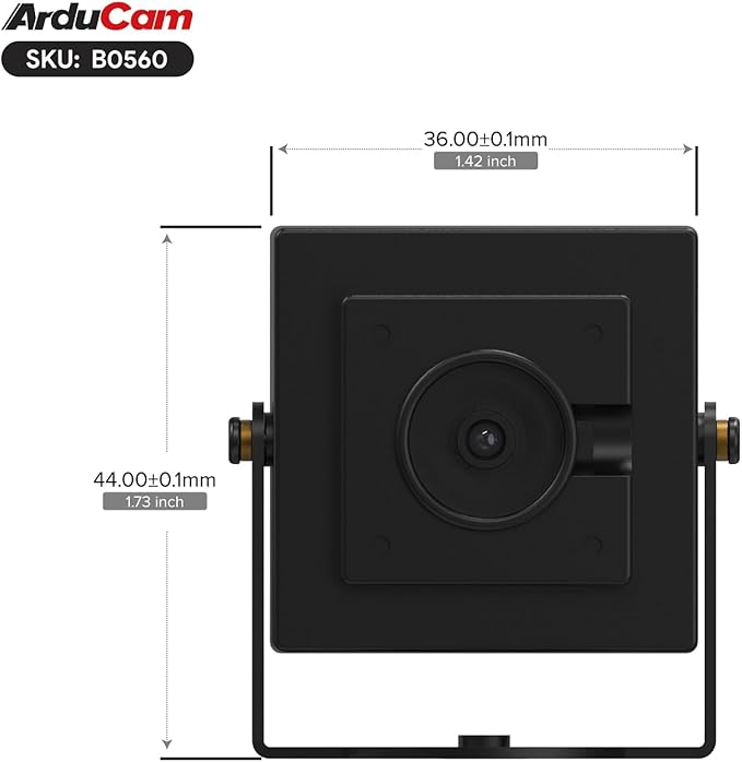 Arducam 4K USB Camera Module, AutoFocus HDR Lightburn Camera for Windows, Linux