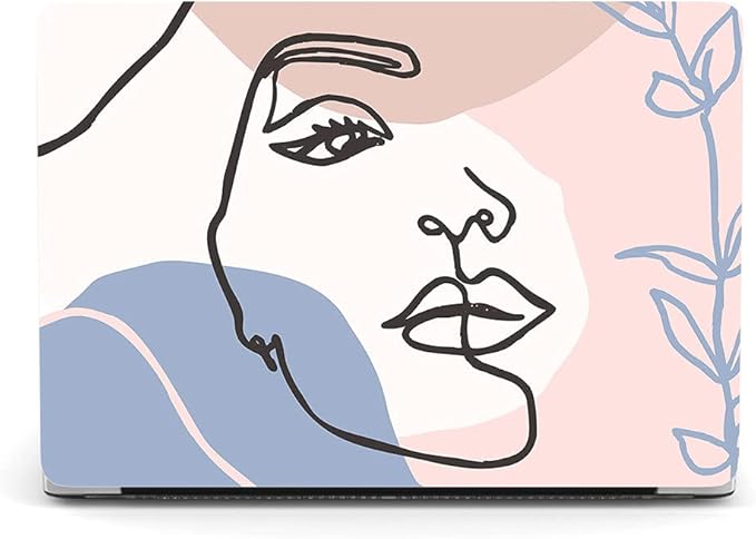 Case Compatible with MacBook Pro 16 Inch 2021 M1 Pro/Max Model A2485, Protective Plastic Laptop Hard Shell Case with Keyboard Cover Skin for MacBook Pro 16'' with Touch ID - Girl Pattern