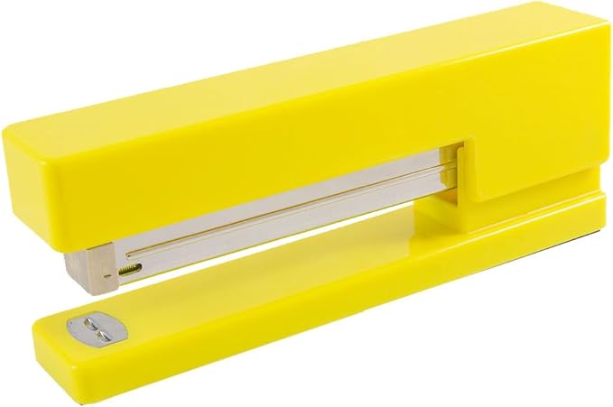 JAM PAPER Modern Desk Stapler - Yellow - Sold Individually
