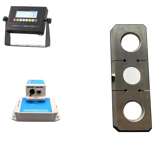 Liberty LS-927-W Wireless Tension Link Scale, Industrial Hanging Electronic Crane Scale, Heavy-Duty Weigh Load Cell | 100,000 lb x 50 lb LCD