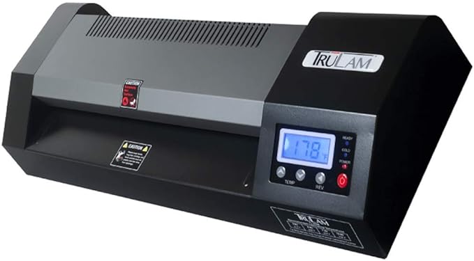TruLam 12.5" Pouch Laminator with Variable Temperature and Speed | Compatible with 3 Mil - 10 Mil Thermal and Cold Pouches | Laminates Documents & Photos | Low to Medium Volume Use | 1-Year Warranty