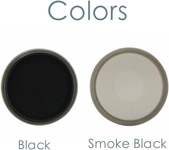 100pcs Discbound Notebook Discs DIY Planner Accessories fits for Tul,Levenger,Arc,Happy Planner,Talia(Black Smoke Black Mixed,0.94inch/24mm)