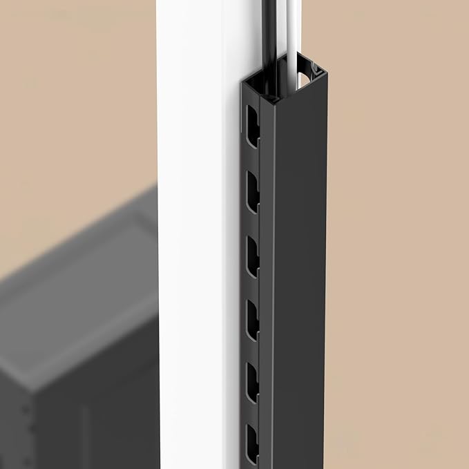 2 Pack Magnetic Cord Organizer,31 (2X15.4) Inch Cable Raceway,Open Slot Cable Management Under Desk,Wire Cover and Desk Cable Holder Organizer for Home & Office,Cord Hider to Hide Tv/Net