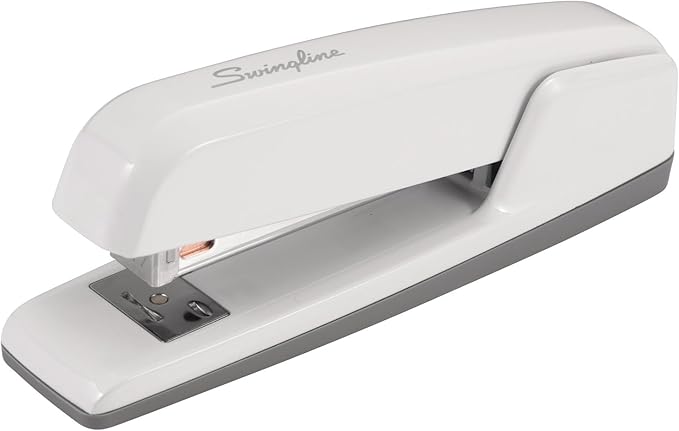 Swingline Stapler, 30 Sheet Capacity, 747 Business Stapler, Jam Free, Metal, Arctic White (S7074738)