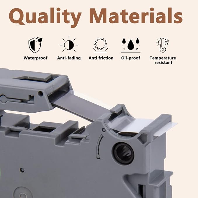 Hehua 18mm 0.7 Laminated Clear Label Tape Compatible for Brother Clear Label Maker Tape TZe-141 TZe141 TZ-141 TZ141 for P Touch PT D400 D450 D600 D610 P710BT, 3/4'' x 26.2ft Black on Clear, 3 Pack