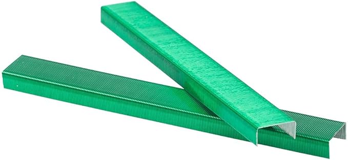 JAM PAPER Standard Size Colorful Staples - Emerald Green - 5000/box