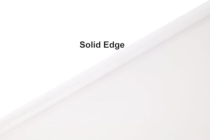 8.5 x 11 Vertical Clear Letter Sized Plastic Envelopes Document File Storage Holder 10 Pack Hook Loop Closure