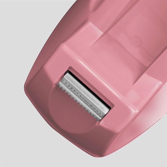 Acrimet Premium Desktop Tape Dispenser Jumbo, Plastic, Non-Skid Base (Heavy Duty) (Pink Color)