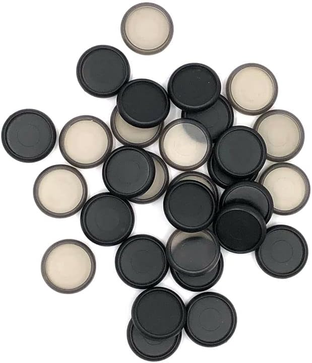 100pcs Discbound Planner Discs Expansion Discs Loose Leaf Disc for Discbound Notebook Planner Scrapbook Binding(Black Smoke Black Mixed,1.26 inch/32mm)