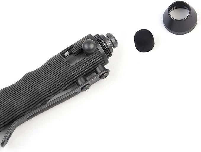 Cool Hand 4.5'' EDC Ballpoint Ink Refillable Bolt Action Tactical Pens Stylus for Touch Screen, Ergonomic Grip, Hold in Texture with Finger Grooves