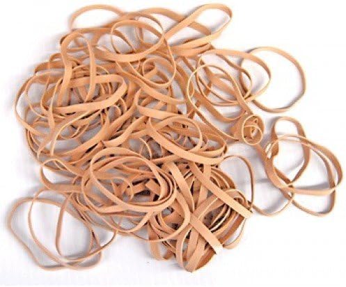 Plasticplace Rubber Bands, Size #33 │ 5 lb Bulk Pack, Approx. 4375 (3.5" x 1/8")