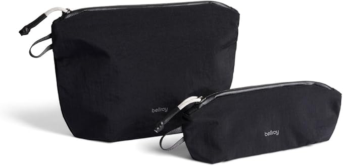 Bellroy Lite Pouch Duo (Lightweight Pencil case and Pouch) - Black
