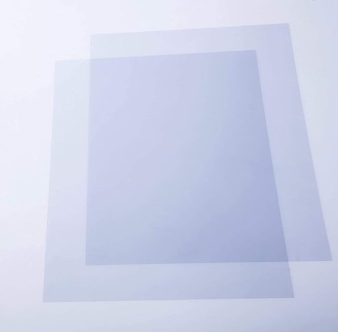 BNC 8 Mil 8-1/2 x 11 Inches, Letter Size PVC Binding Covers - Pack of 100, Clear