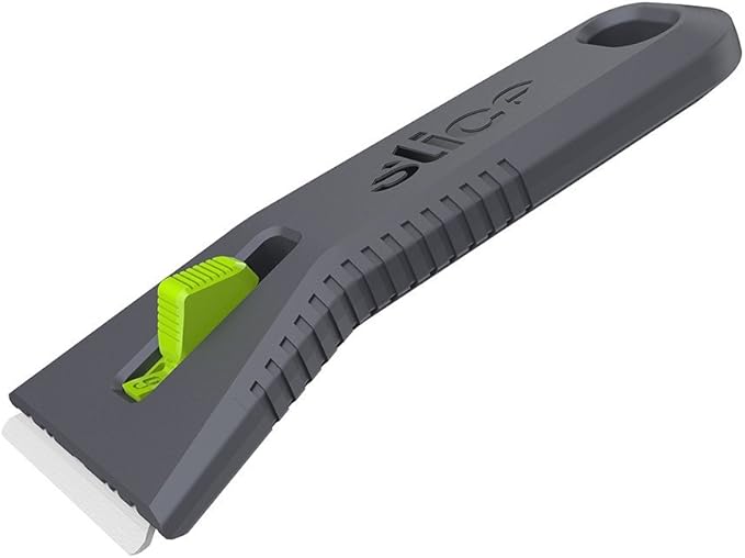 10593-CS Auto-Retracting, Utility Scraper, Locking Ceramic Blade, Rust Free, Finger Friendly, Soft-Touch Comfort Grips Reduce Strain, 12 Pack