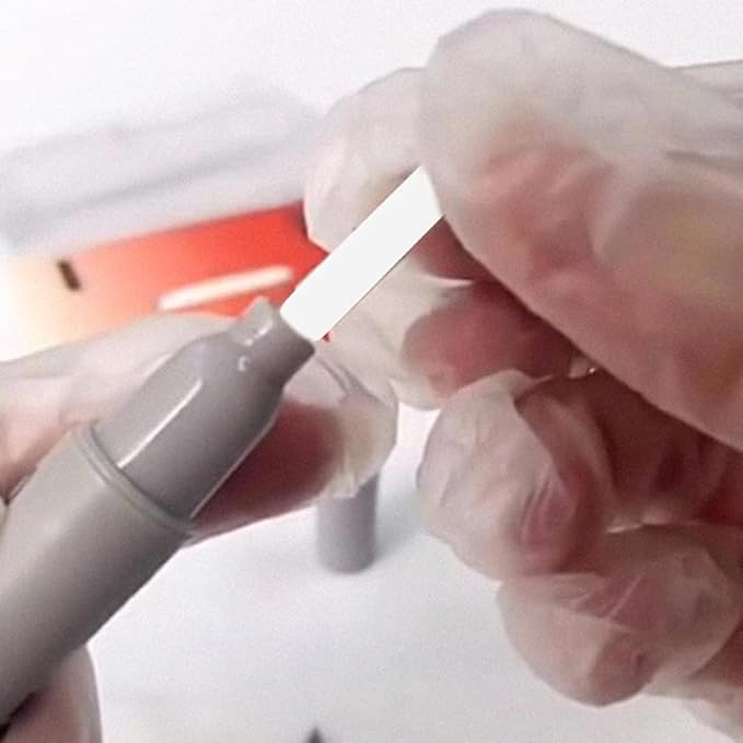 DOITOOL Paint Pen Nibs 50PCS Paint Marker Replacement Nibs Acrylic Paint Marker Nibs 0.7mm Marker Pen Tips Replacement White Marker Pen Fine Tip Refills Nibs Easy to Change Nibs