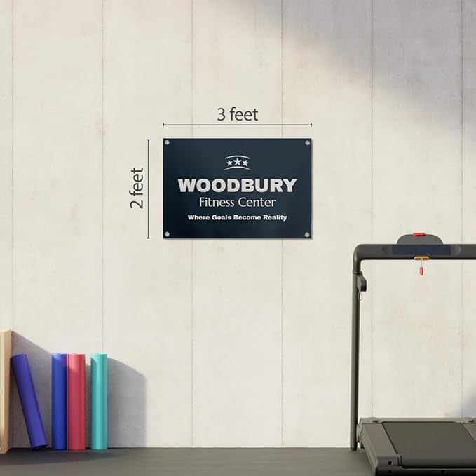 Staples Custom Scrim Vinyl Banner - 36W" x 24L" Quote Banner with 4 Grommets - Durable Outdoor Sign for Events, Promotions, and Business Advertising (Palms)