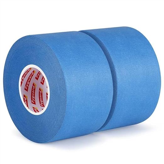 2 Rolls Painters Tape 2Inch ×55 Yard Blue Painters Tape Multi-Purpose Blue Masking Tape, Sharp Line Masking Tape for Wall Painting Edge Treatment Labeling Automotive, Home Use
