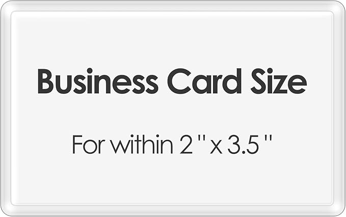 KTRIO 100 Pack Thermal Laminating Sheets 5 Mil, Hold 2 x 3.5 inch Business Card Laminate Pouches for Laminator, Clear Lamination Paper Protection 2.3 x 3.7 inch, Round Corner, Home & Office