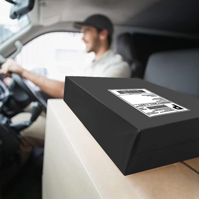 POLYSELLS 50 pcs 14.5x19 Inches Black Poly Mailers Shipping Envelopes, Strong Adhesive Sealing, Waterproof, and Tear-resistant Postal Mailing Bags for Clothing, Books, and Accessories