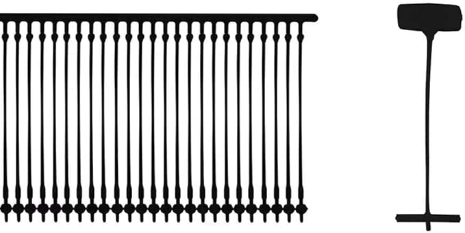 1 Inch Standard Tagging Attachments, 5000 Pieces, 50 Per Clip (Black)