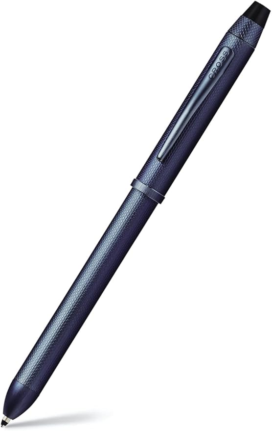 Cross Tech3+ Refillable Tech3+ Presented in a Premium Gift Box - Medium Point, Black Ink, Dark Blue