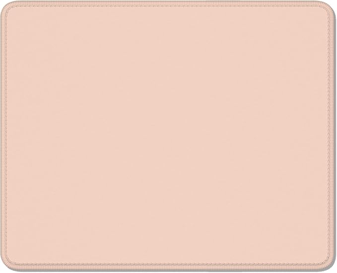 Auhoahsil Mouse Pad, 12 x 10 Inch Square Mousepad, 3mm Thick Rubber Mouse Mat with Pretty Design, Premium-Textured Non-Slip for Gaming Work Office Wireless Mouse Men Women, Orange Pink