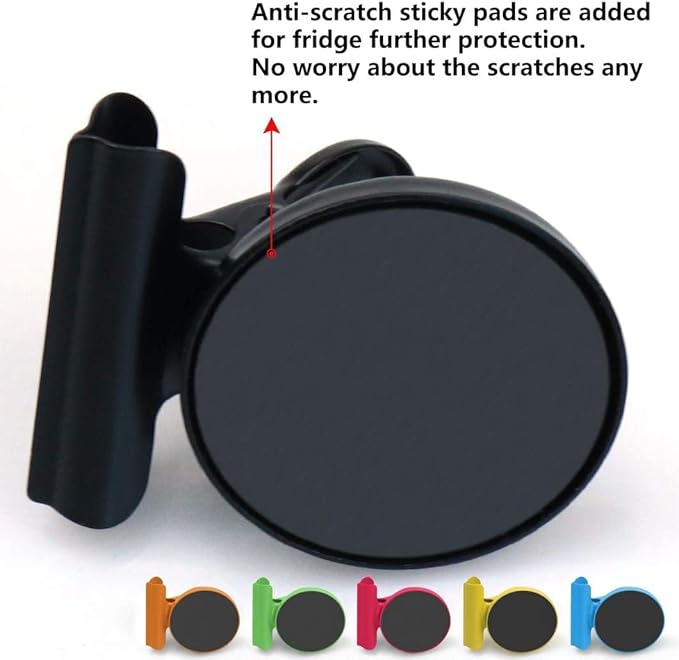 Grtard 24pack Magnetic Clips, Cute Magnet Clips for Fridge, Colorful Magnetic Clips Heavy Duty, Strong Magnetic Clip Magnets, No-Scratch Magnetic Clips for Refrigerator, Whiteboard, Locker, Classroom