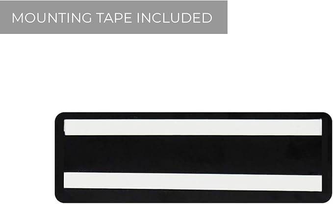 Silver No Smoking Includes Vaping And E-Cigarettes Sign / 3" x 9" Easy Adhesive Indoor Wall Sign/Hotel Restaurant Small Business Alternative Door Mount Notice/Made In The USA