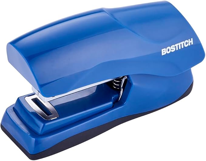 Bostitch Office Heavy Duty 40 Sheet Stapler with 1250 Staples & Claw Remover, Small Stapler Size, Fits into The Palm of Your Hand, Value Pack, Blue (B175-BLUE-VP)