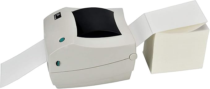 MFLABEL Fanfold 4" x 6" Direct Thermal Labels White Perforated Shipping Labels (20 Stacks)