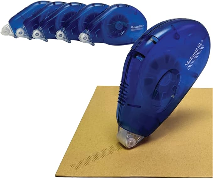 Double Sided Adhesive Tape for Crafts. Repositionable DOTS. (5 Pack)