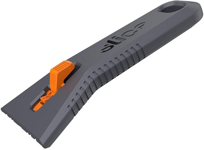 Slice 10591-CS Manual Utility Scraper, Locking Ceramic Blade, Rust Free, Finger Friendly, Soft-Touch Comfort Grips Reduce Strain, 12 Pack, Regular - Manual (Locks in Position) (10591-12)